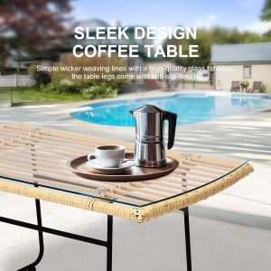 modern oasis with the Afuera Living 4pc Conversation Set - Image 8
