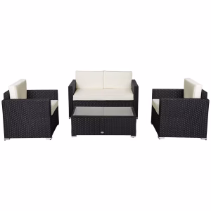 Modern 4-piece detachable outdoor furniture set offers stylish and comfortable - Image 7