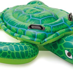 Intex 57555EP Realistic Sea Turtle Inflatable Ride-On Pool Float with Handles - Image 2