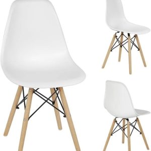 Dining Room,Living Room Chair,White and black - Image 4
