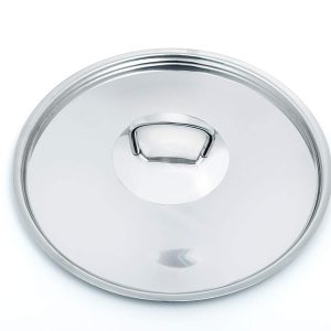12-Piece Stainless Steel Cookware Set with Glass Lid, Silver - Image 7