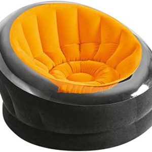 INTEX 68582EP Inflatable Empire Chair: Durable Outdoor Use – 2-PLY Laminate – Velvety Surface – Flocked Construction – Colors May Vary - Image 6