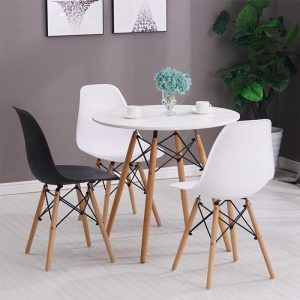 Dining Room,Living Room Chair,White and black - Image 1