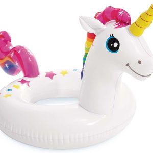 Intex Big Animal Rings, Deflated Size: 1.07m x 58cm (Unicorn), 86cm x 58cm (Llama), 81cm x 58cm (Dinosaur) (59221NP) - Image 3