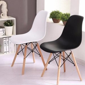 Dining Room,Living Room Chair,White and black - Image 6