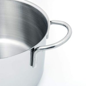12-Piece Stainless Steel Cookware Set with Glass Lid, Silver - Image 6