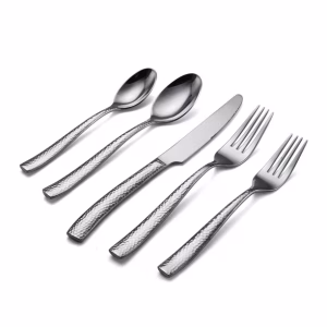 20-Piece Tupelo Forged Flatware Set, Gold / Rose Gold /Chrome - Image 5