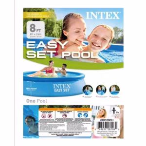 INTEX 28106EH Easy Set Inflatable Swimming Pool: 8ft x 24in – Puncture-Resistant Material – Quick Inflation - Image 3