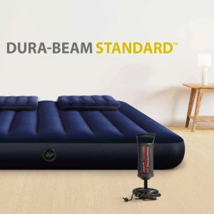 Intex Air Bed, 64765, Colorful, 203 x 152 x 25 cm (Set) - Image 1