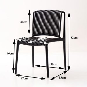 Outdoor Dining Room Chairs Easy to Stack Latest Styles - Image 4