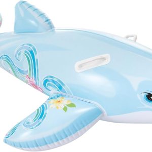 Intex Childrens Inflatable Ride On Lil Dolphin Swimming Pool Fun Accessory - Image 5