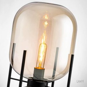 Floor Lamp Nordic Floor Lamp Led Iron Art Floor Lights with Glass Lampshade High Pole Lamp for Living Room Sofa Decor Standing Lamp Portable - Image 4