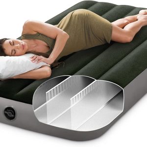 INTEX 64107E Dura-Beam Standard Prestige Air Mattress: Fiber-Tech – Twin Size – 10in Bed Height – 600lb Weight Capacity - Image 3