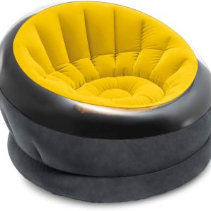 INTEX 68582EP Inflatable Empire Chair: Durable Outdoor Use – 2-PLY Laminate – Velvety Surface – Flocked Construction – Colors May Vary - Image 3