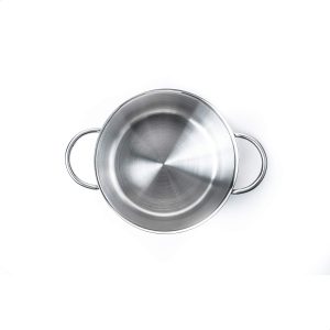 12-Piece Stainless Steel Cookware Set with Glass Lid, Silver - Image 16