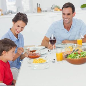 6 FT Folding in Half Table, Plastic Portable Tables for Dining Parties Picnic Camping, - Image 1