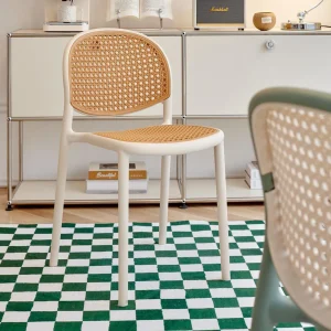rattan-style plastic chair - Image 3
