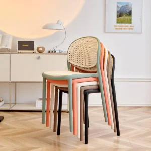 rattan-style plastic chair - Image 5