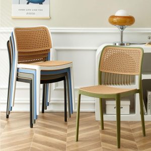 rattan-style plastic chair - Image 15