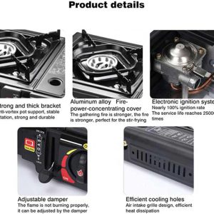 Single Burner Portable Camping Gas Stove - Image 5