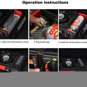Single Burner Portable Camping Gas Stove - Image 4