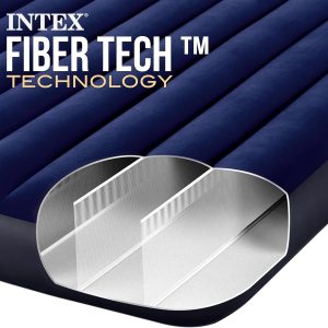 Intex Air Bed, 64765, Colorful, 203 x 152 x 25 cm (Set) - Image 3
