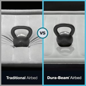 INTEX 64108E Dura-Beam Standard Prestige Air Mattress: Fiber-Tech – Full Size – 10in Bed Height – 600lb Weight Capacity - Image 5