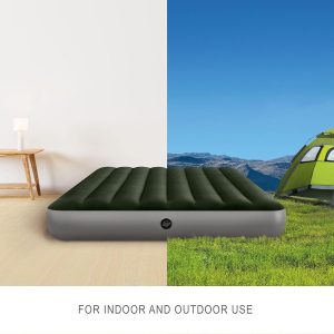INTEX 64108E Dura-Beam Standard Prestige Air Mattress: Fiber-Tech – Full Size – 10in Bed Height – 600lb Weight Capacity - Image 1