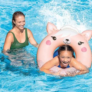 Intex 59266 Cute Animal Inflatable Swim Rings, Assortment - Image 1