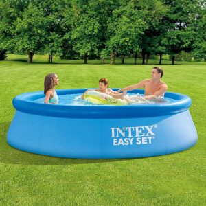 INTEX 28120EH Easy Set Inflatable Swimming Pool: 10ft x 30in – Puncture-Resistant Material – Quick Inflation – 1018 Gallon Capacity – 23in Water Depth - Image 1