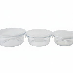 Round tupperware with clear lid - Image 3