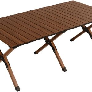 Foldable Folding Table for outdoor Large - Brown - Image 2