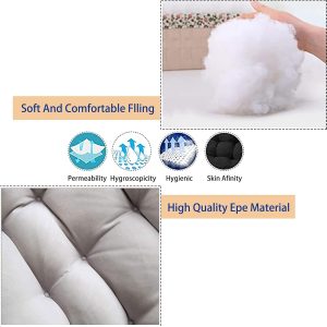 Sun Lounger Chair with Cushions - Patio Furniture -Outdoor Lounge Chair with Thicker Soft Comfortable Cotton  Cushion for Outside - Image 2