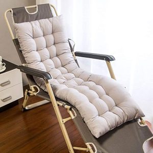 Sun Lounger Chair with Cushions - Patio Furniture -Outdoor Lounge Chair with Thicker Soft Comfortable Cotton  Cushion for Outside - Image 4