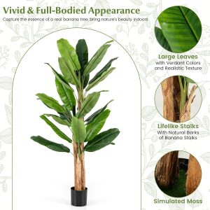 7ft Artificial Banana Tree - Image 7