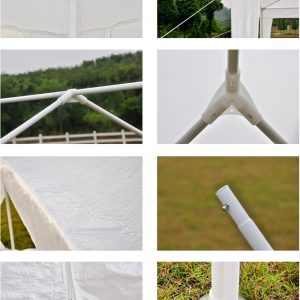 10' x 30' Party Wedding Tent Outdoor Canopy BBQ Shelter for Party Outdoors Activities - Image 4