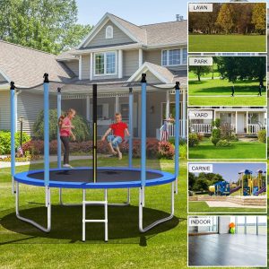Jumping Exercise Recreational Bounce Trampoline W/Safety Net -8Ft - Image 9