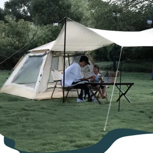 Camping Tent Tarp Canopy Water Resistant Windproof 4-6 People Easy Setup- Pop Up - Image 7