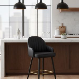 Bar stool - black - Image 2