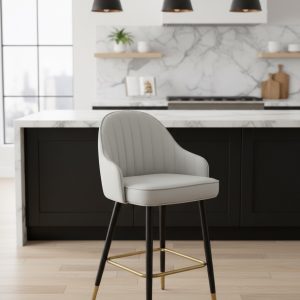 Bar stool -grey - Image 3