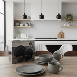 CERAMIC 16 PCS DINNER SET | Durable Dinnerware for Everyday Use | Includes Plates, Bowls, and Mugs | Elegant and Stylish Design - Image 1