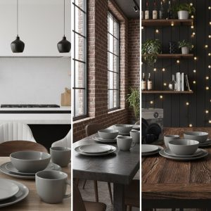 CERAMIC 16 PCS DINNER SET | Durable Dinnerware for Everyday Use | Includes Plates, Bowls, and Mugs | Elegant and Stylish Design - Image 2