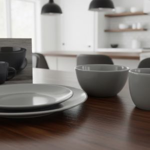 CERAMIC 16 PCS DINNER SET | Durable Dinnerware for Everyday Use | Includes Plates, Bowls, and Mugs | Elegant and Stylish Design - Image 3