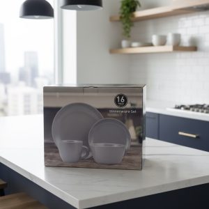 CERAMIC 16 PCS DINNER SET | Durable Dinnerware for Everyday Use | Includes Plates, Bowls, and Mugs | Elegant and Stylish Design - Image 4