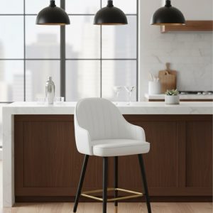 Bar stool - white - Image 1