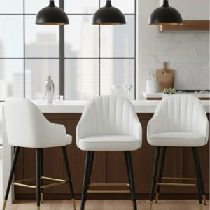 Bar stool - white - Image 2
