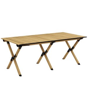 Foldable Folding Table for outdoor Medium - Khaki - Image 2