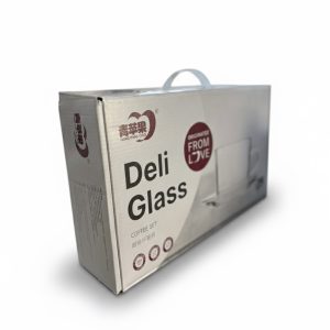 COFFEE MUG SET 12PC gold trim - Image 3