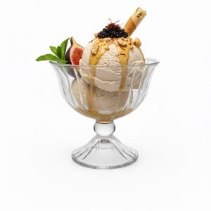 6 Glass Dessert Bowls, 5.6 oz Clear Glass Ice Cream Sundae Cups - Image 8