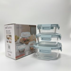 Square tupperware with clear lid - Image 2